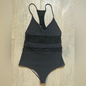 Acacia Swimwear Black One Piece